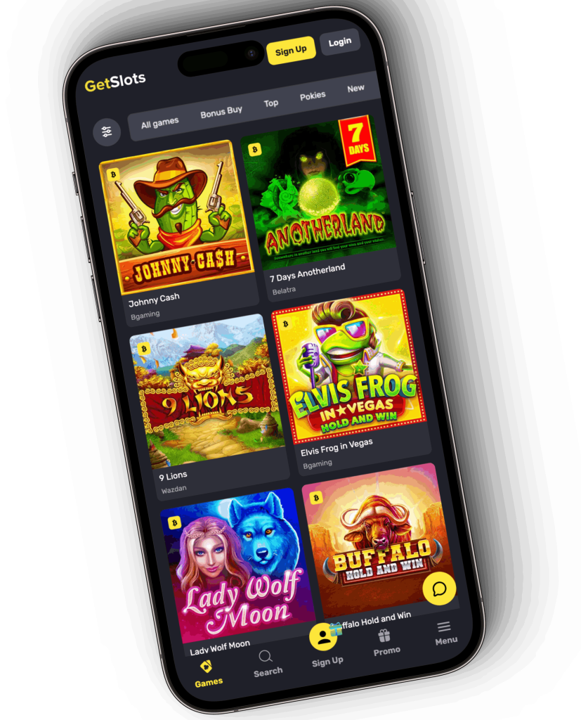 Getslots mobile app